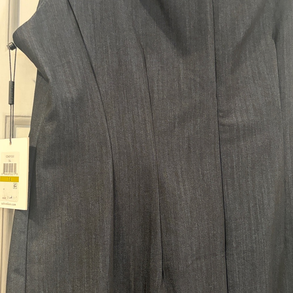 Calvin Klein Elegant Blue Sleeveless Dress - Picture 9 of 11